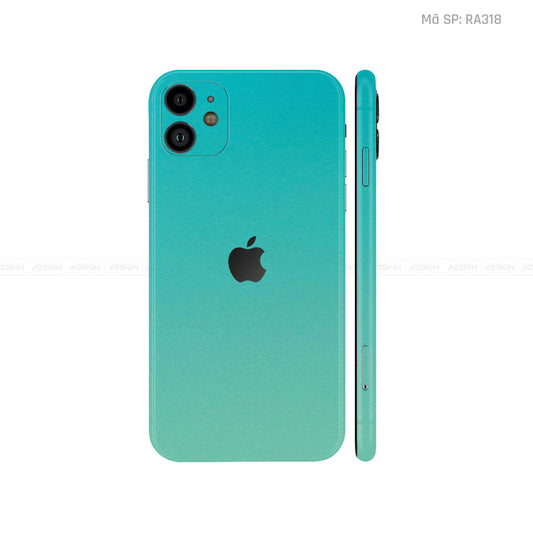 Dán Skin IPhone 11 Series Chuyển Màu Xanh | RA318