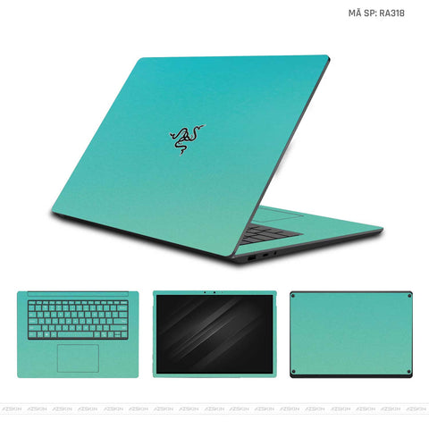 Dán Skin Laptop Razer Chuyển Màu Xanh Ngọc | RA318