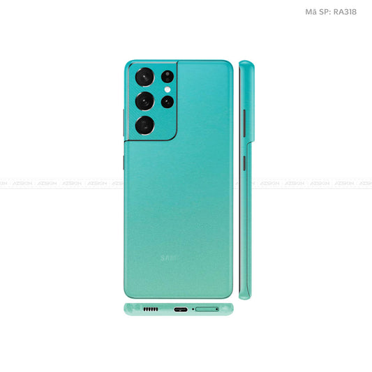 Dán Skin Galaxy S21 Series Chuyển Màu Xanh | RA318