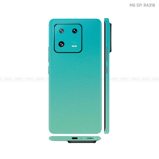 Dán Skin Xiaomi 14 Series Màu Chuyển Sắc Xanh | RA318
