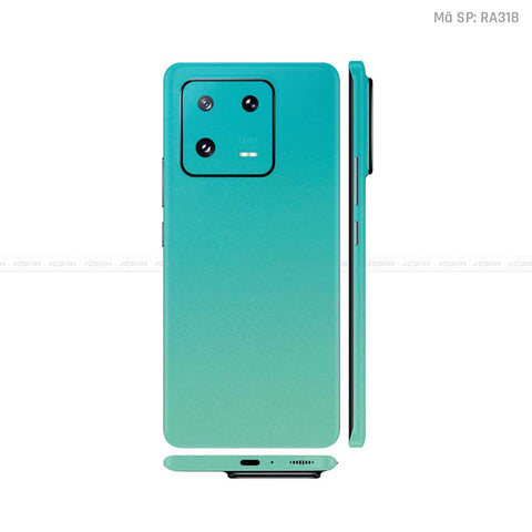 Dán Skin Xiaomi 14 Series Màu Chuyển Sắc Xanh | RA318