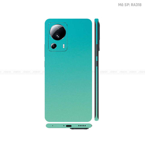 Dán Skin Xiaomi 13 Series Màu Xanh Chuyển Sắc | RA318