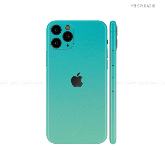 Dán Skin IPhone 11 Series Chuyển Màu Xanh | RA318