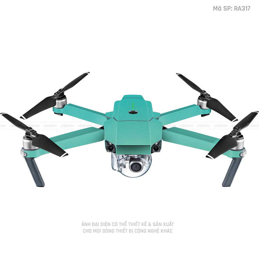 Dán Skin Flycam Màu Chuyển Sắc Xanh | RA318