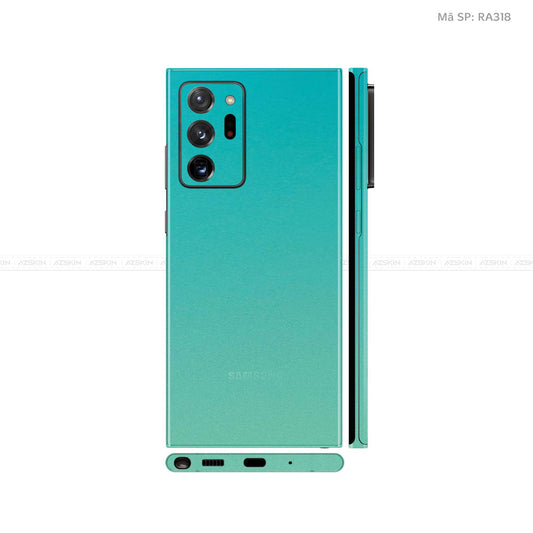 Dán Skin Galaxy Note 20 Series Chuyển Màu Xanh | RA988