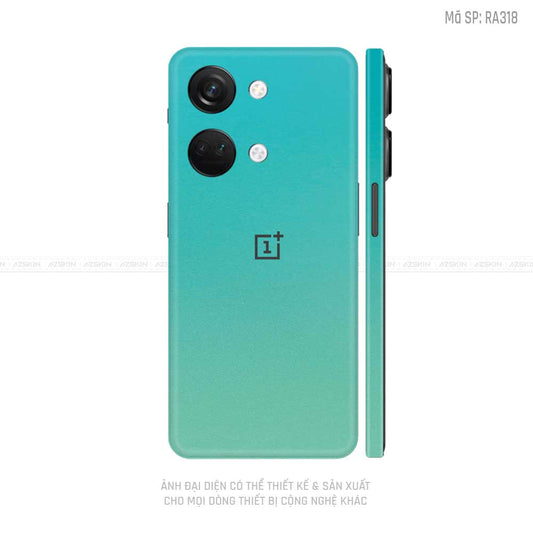 Dán Skin Oneplus Nord Series Chuyển Màu Xanh | RA318
