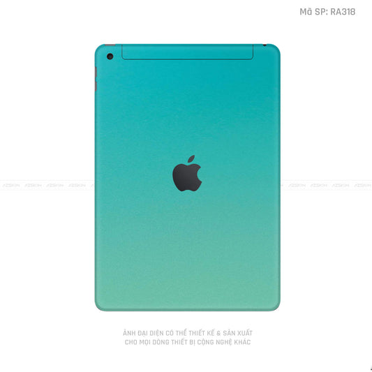 Dán Skin IPad Gen Màu Chuyền Màu Xanh | RA318