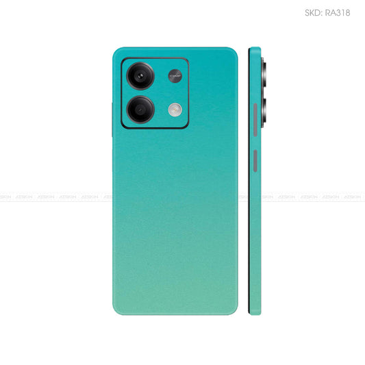 Dán Skin Điện Thoại Xiaomi Redmi 13 Series Màu Chuyển Sắc Xanh | RA318