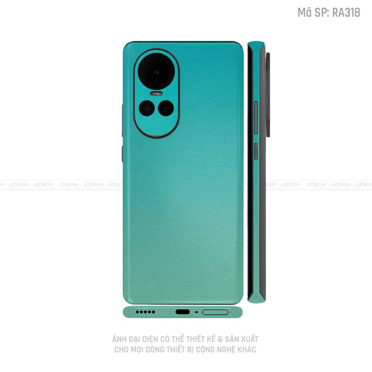 Dán Skin Điện Thoại OPPO Reno Series Chuyển Màu Xanh | RA318