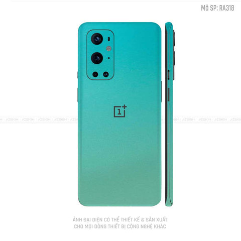 Dán Skin Oneplus 8/9 Series Chuyển Màu Xanh Ngọc | RA318