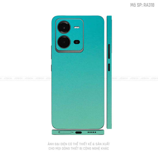 Dán Skin Vivo V Series Chuyển Màu Xanh  | RA318
