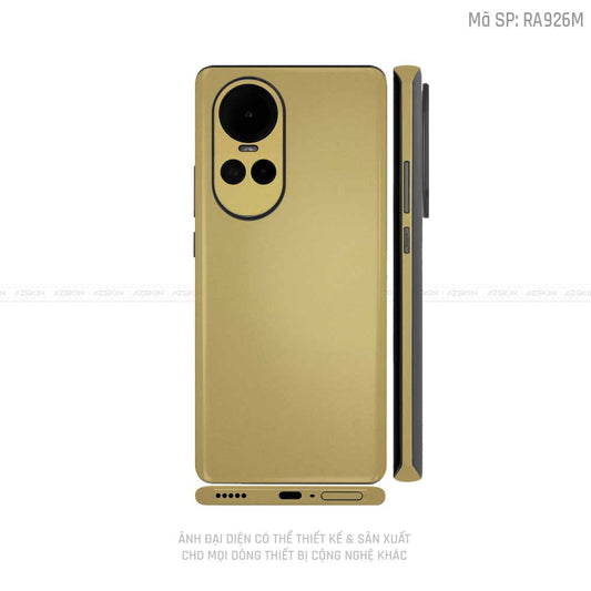 Dán Skin Điện Thoại OPPO Reno Series Chuyển Màu Vàng Gold | RA926M
