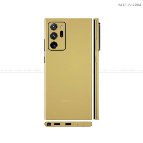 Dán Skin Galaxy Note 20 Series Màu Vàng Đồng | RA926M