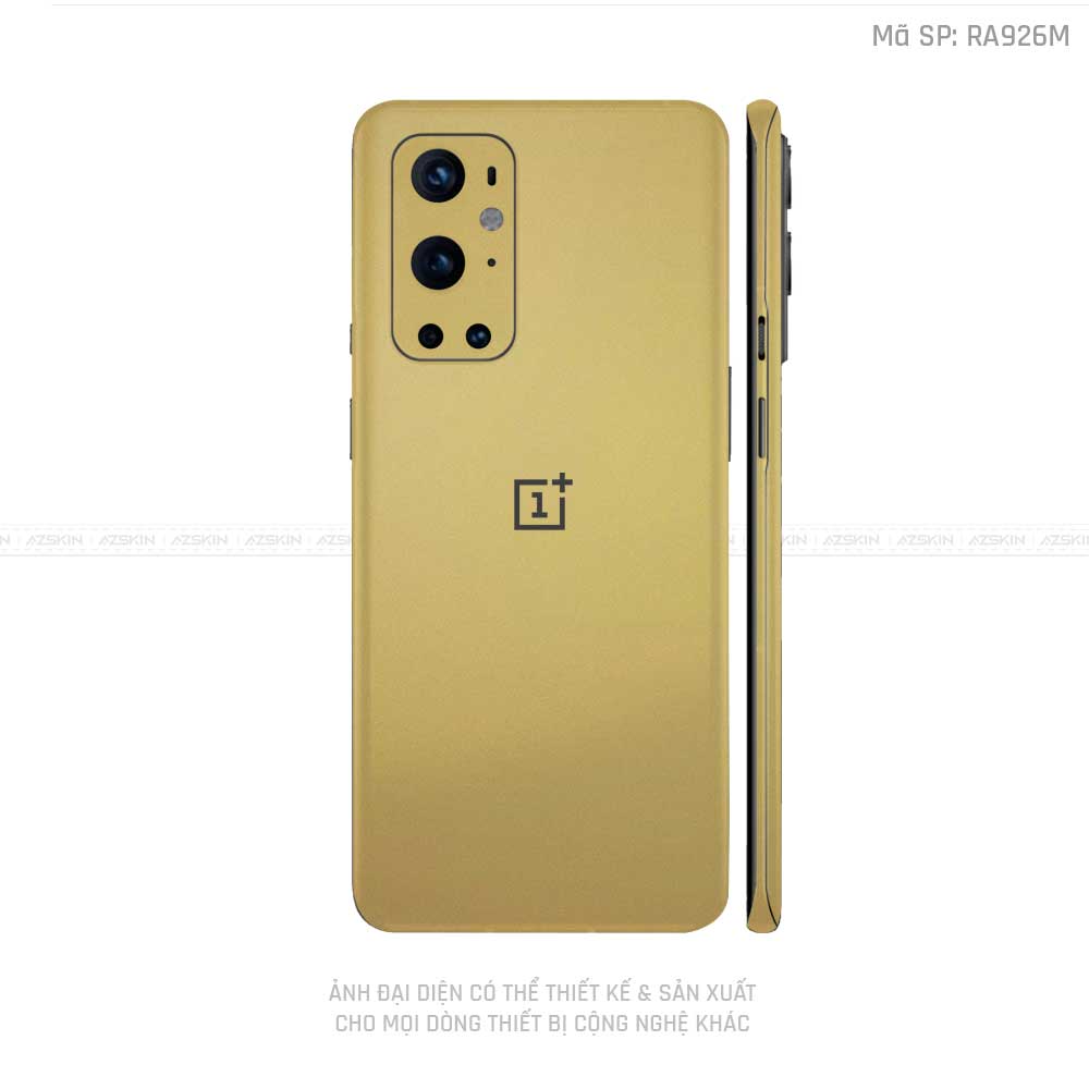 Dán Skin Oneplus 8/9 Series Màu Vàng Gold | RA926M