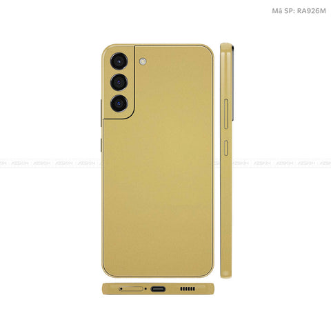 Dán Skin Galaxy S22 Series Màu Vàng Đồng | RA926M