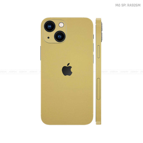 Dán Skin IPhone 14 Series Đổi Màu Vàng Gold | RA926M