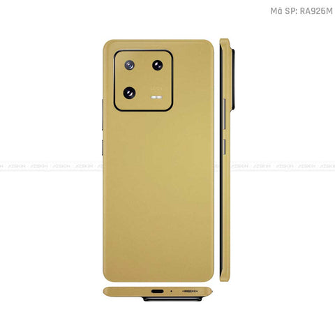 Dán Skin Xiaomi 13 Series Màu Vàng Đồng | RA926M