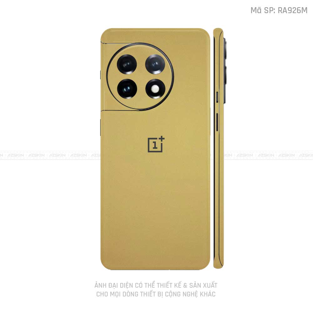 Dán Skin Oneplus Ace Series Màu Vàng Gold | VN01
