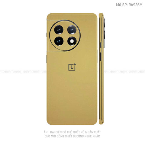 Dán Skin Oneplus Ace Series Màu Vàng Gold | VN01