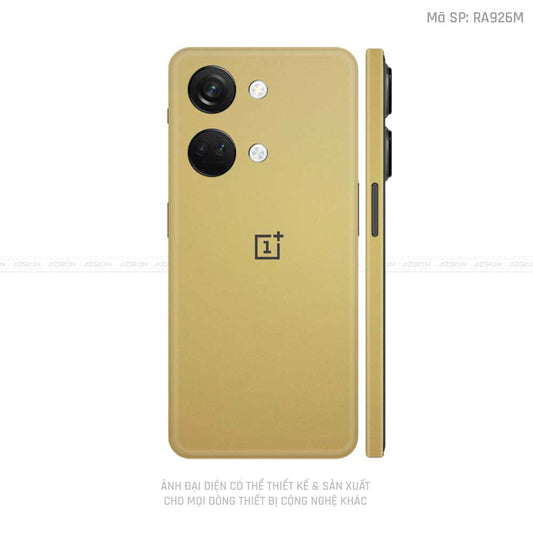 Dán Skin Oneplus Nord Series Màu Vàng Gold | VN01
