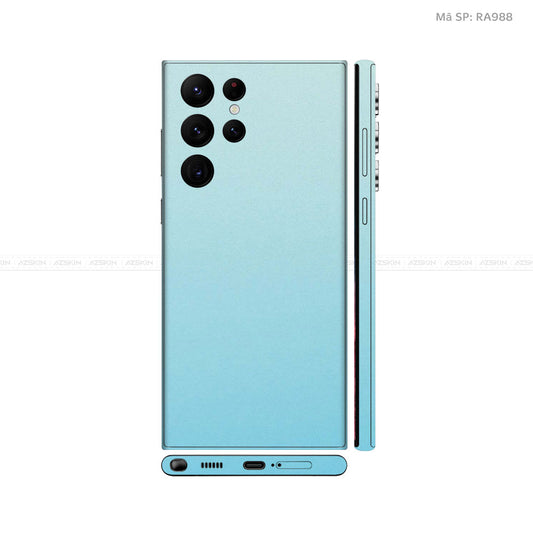 Dán Skin Galaxy S22 Series Chuyển Màu Xanh Dương | RA988