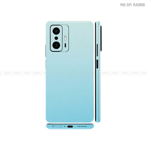 Dán Skin Xiaomi 11 Series Xanh Ngọc Chuyển Màu | RA988