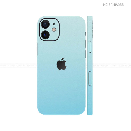 Dán Skin IPhone 12 Series Chuyển Màu Xanh Lơ | RA988
