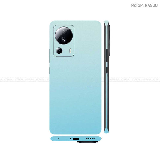 Dán Skin Xiaomi 13 Series Màu Xanh Ngọc Chuyển Sắc | RA988