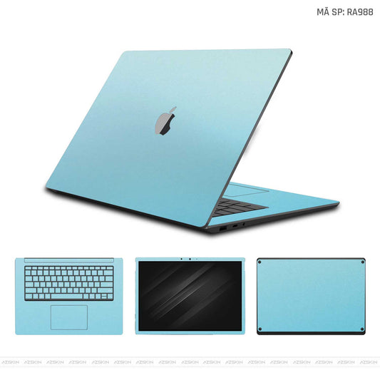 Dán Skin Macbook Chuyển Màu Xanh Lơ | RA317