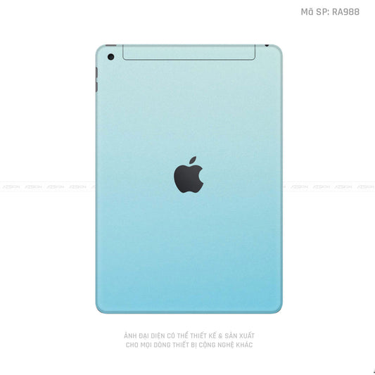 Dán Skin IPad Gen Màu Chuyền Màu Xanh Dương | RA988