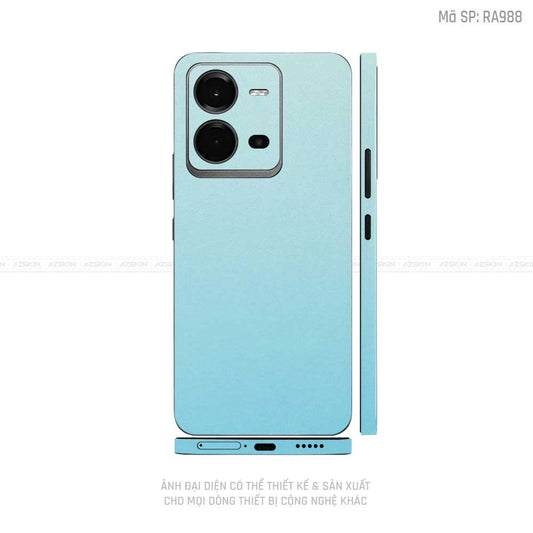 Dán Skin Vivo V Series Chuyển Màu Xanh Dương  | RA988