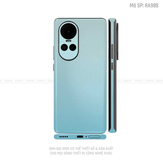 Dán Skin Điện Thoại OPPO Reno Series Chuyển Màu Xanh Dương | RA988