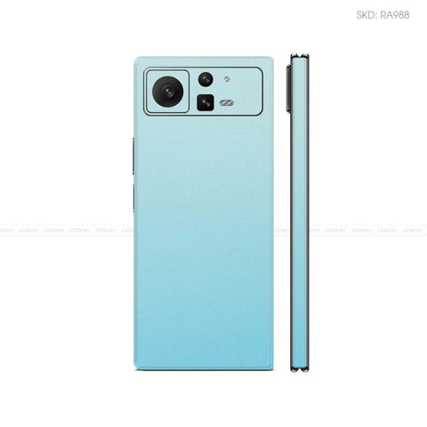 Dán Skin Điện Thoại Xiaomi Mix Fold Series Màu Chuyển Sắc Xanh | RA988