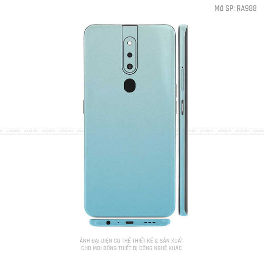 Miếng Dán Skin Điện Thoại OPPO F Series Chuyển Màu Xanh Dương | RA988
