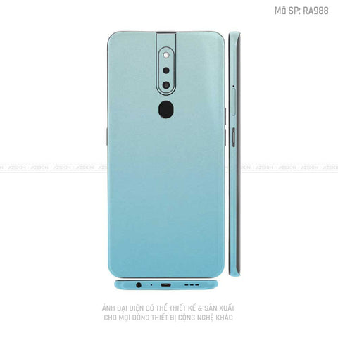 Miếng Dán Skin Điện Thoại OPPO F Series Chuyển Màu Xanh Dương | RA988