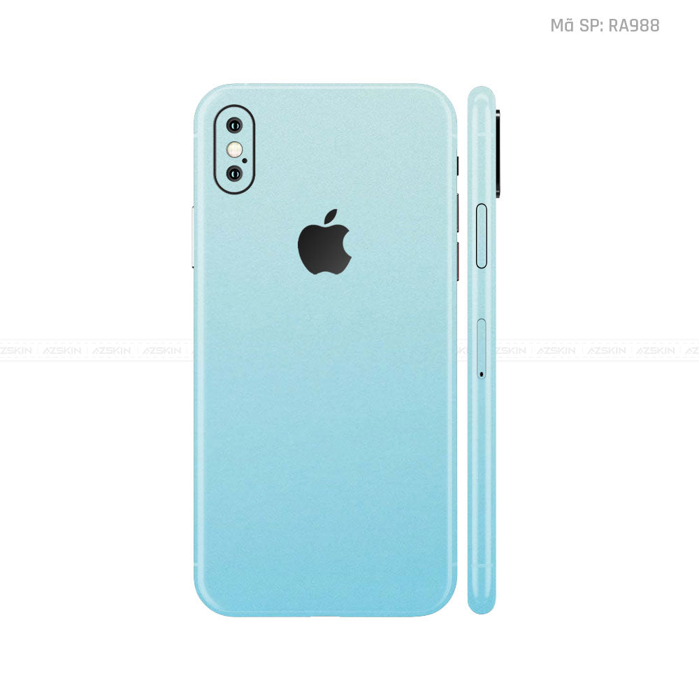 Dán Skin IPhone X Series Chuyển Màu Xanh Dương | RA988 – AZSKIN.VN