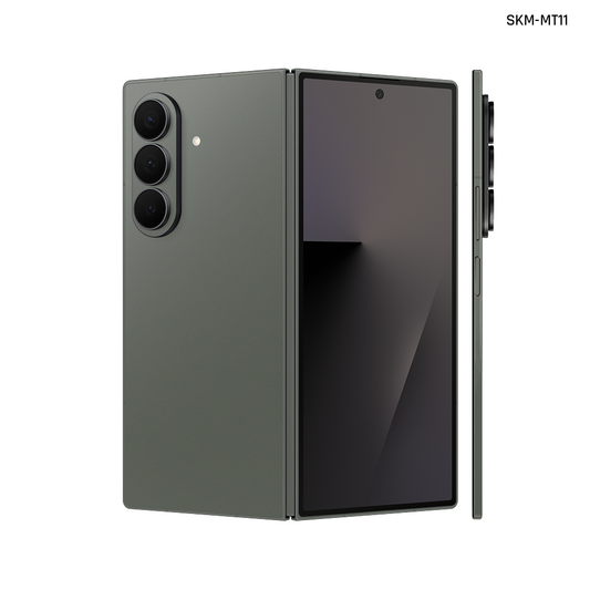 Dán Skin Galaxy Z Fold 7 Đổi Màu Xanh Rêu Xám | SKM-MT11