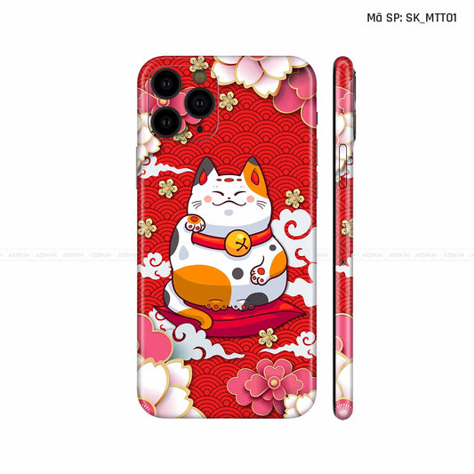 Dán Skin IPhone 11 Series Hình Mèo Thần Tài | D_MTT01
