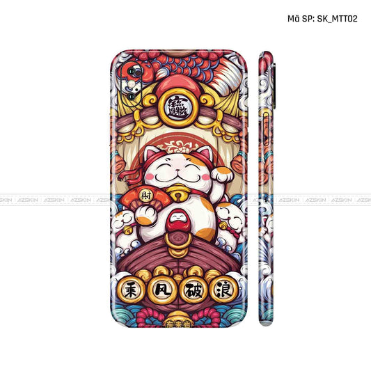 Dán Skin IPhone X Series Hình Mèo Thần Tài | D_MTT02