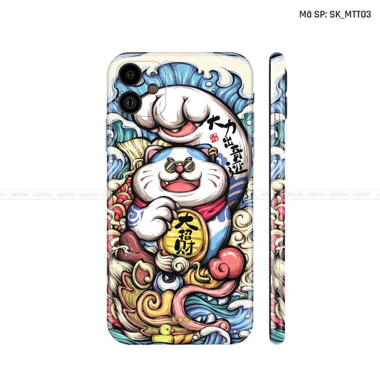 Dán Skin IPhone 11 Series Hình Mèo Thần Tài | D_MTT03