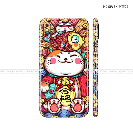 Dán Skin IPhone X Series Hình Mèo Thần Tài | D_MTT04