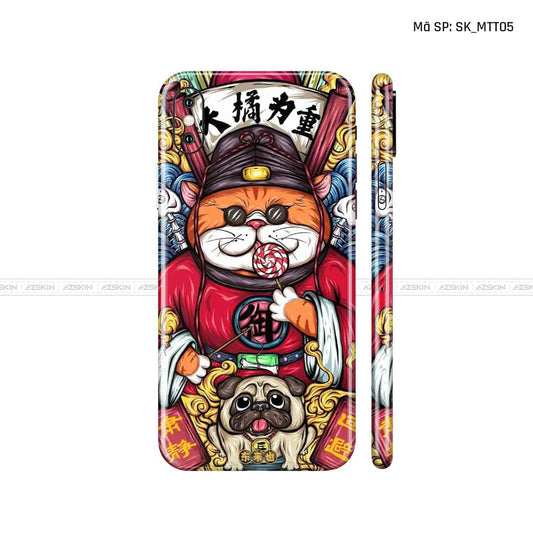 Dán Skin IPhone X Series Hình Mèo Thần Tài | D_MTT05