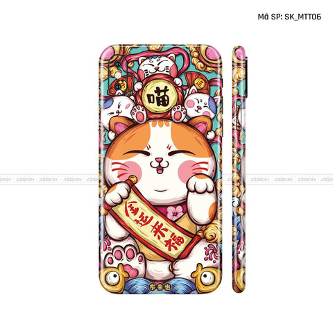 Dán Skin IPhone X Series Hình Mèo Thần Tài | D_MTT06