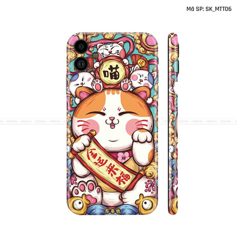 Dán Skin IPhone 11 Series Hình Mèo Thần Tài | D_MTT06