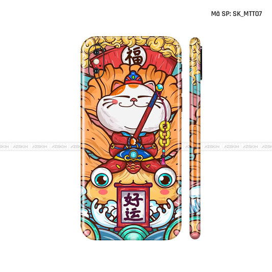 Dán Skin IPhone X Series Hình Mèo Thần Tài | D_MTT07