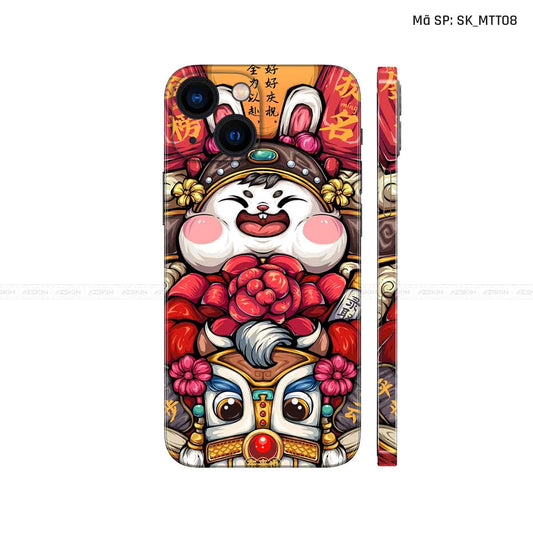 Dán Skin IPhone 14 Series Hình Mèo Thần Tài | D_MTT08