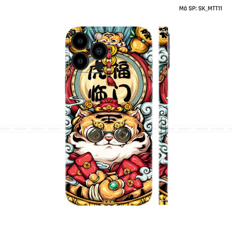 Dán Skin IPhone 14 Series Hình Mèo Thần Tài | D_MTT11