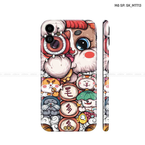 Dán Skin IPhone 11 Series Hình Mèo Thần Tài | D_MTT13
