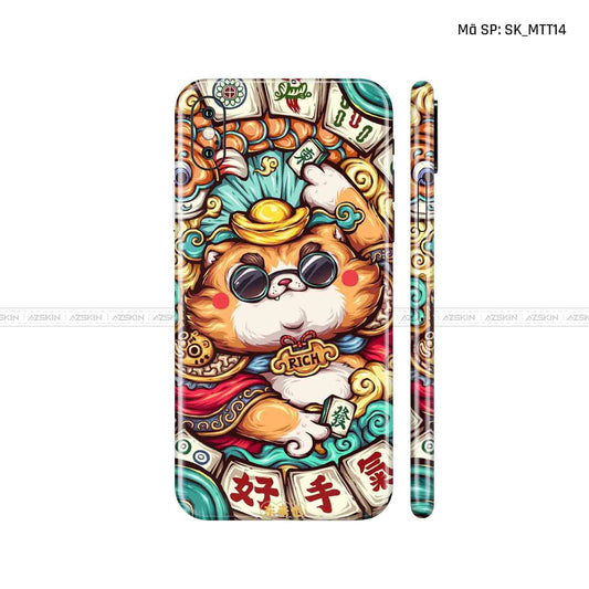 Dán Skin IPhone X Series Hình Mèo Thần Tài | D_MTT14