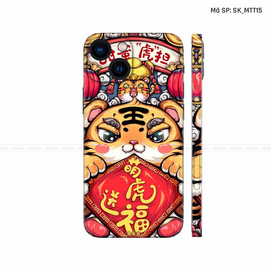 Dán Skin IPhone 13 Series Hình Mèo Thần Tài | SK_MTT15